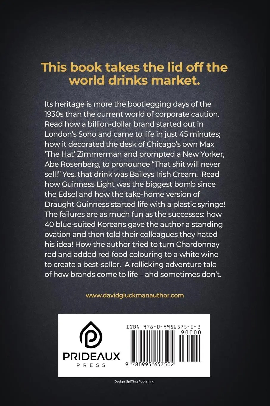 Rückseite: 9780995657502 | "That Sh*t Will Never Sell!" | David Gluckman | Taschenbuch | Englisch