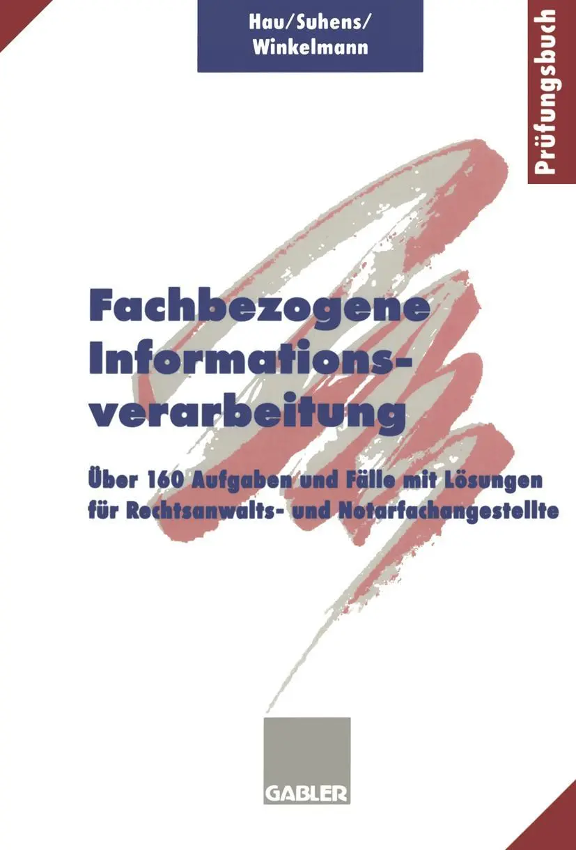 Cover: 9783409197502 | Fachbezogene Informationsverarbeitung | Werner Hau (u. a.) | Buch
