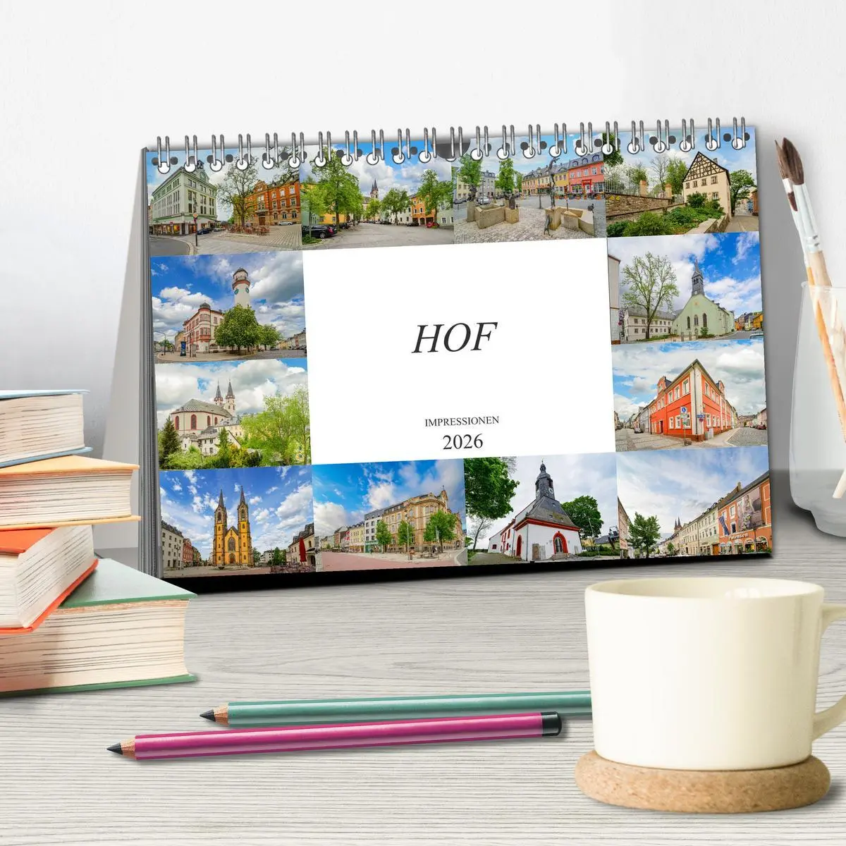 Bild: 9783457787502 | Hof Impressionen (Tischkalender 2026 DIN A5 quer), CALVENDO...