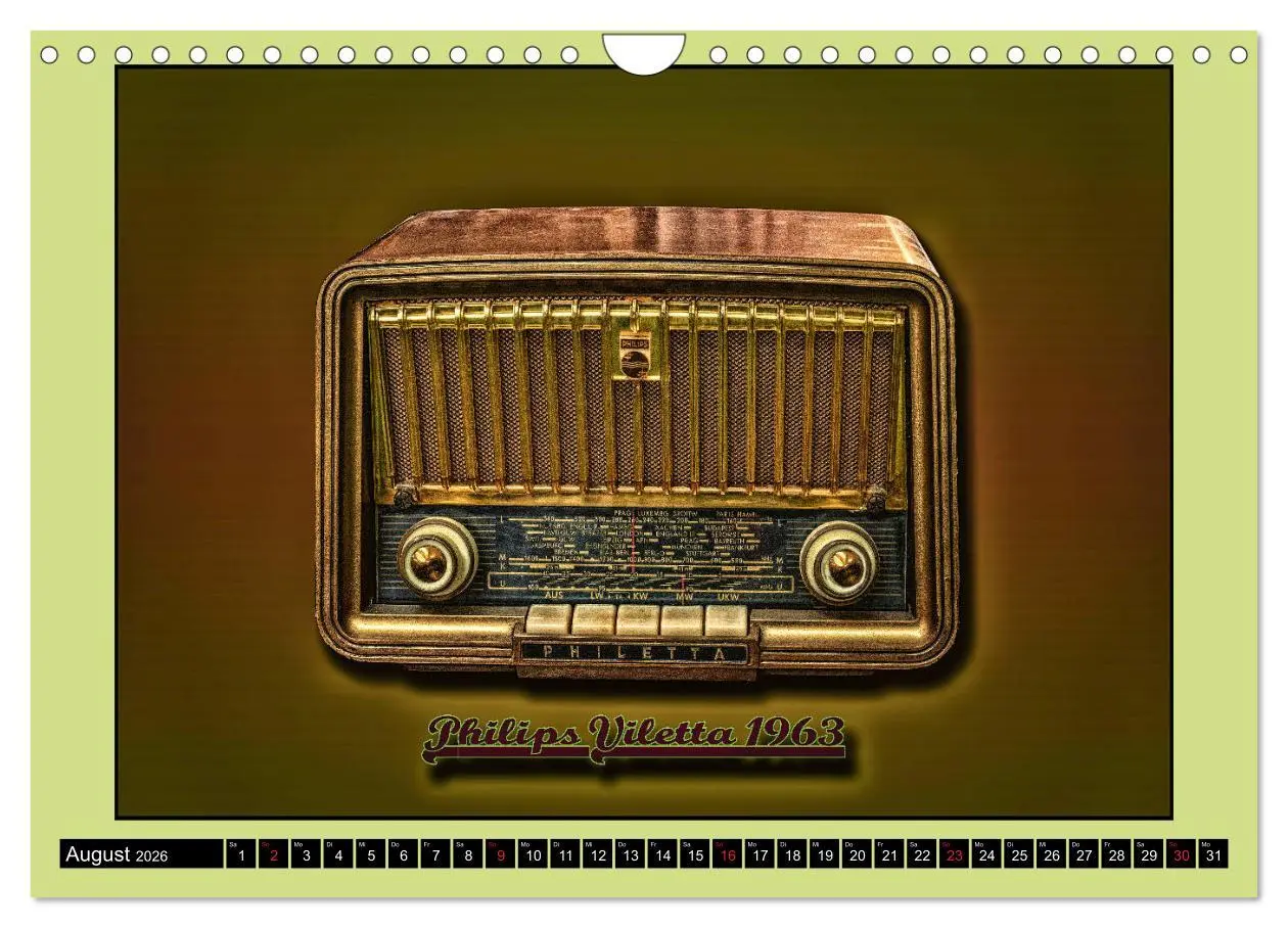 Bild: 9783457927502 | RADIO LEGENDEN (Wandkalender 2026 DIN A4 quer), CALVENDO...