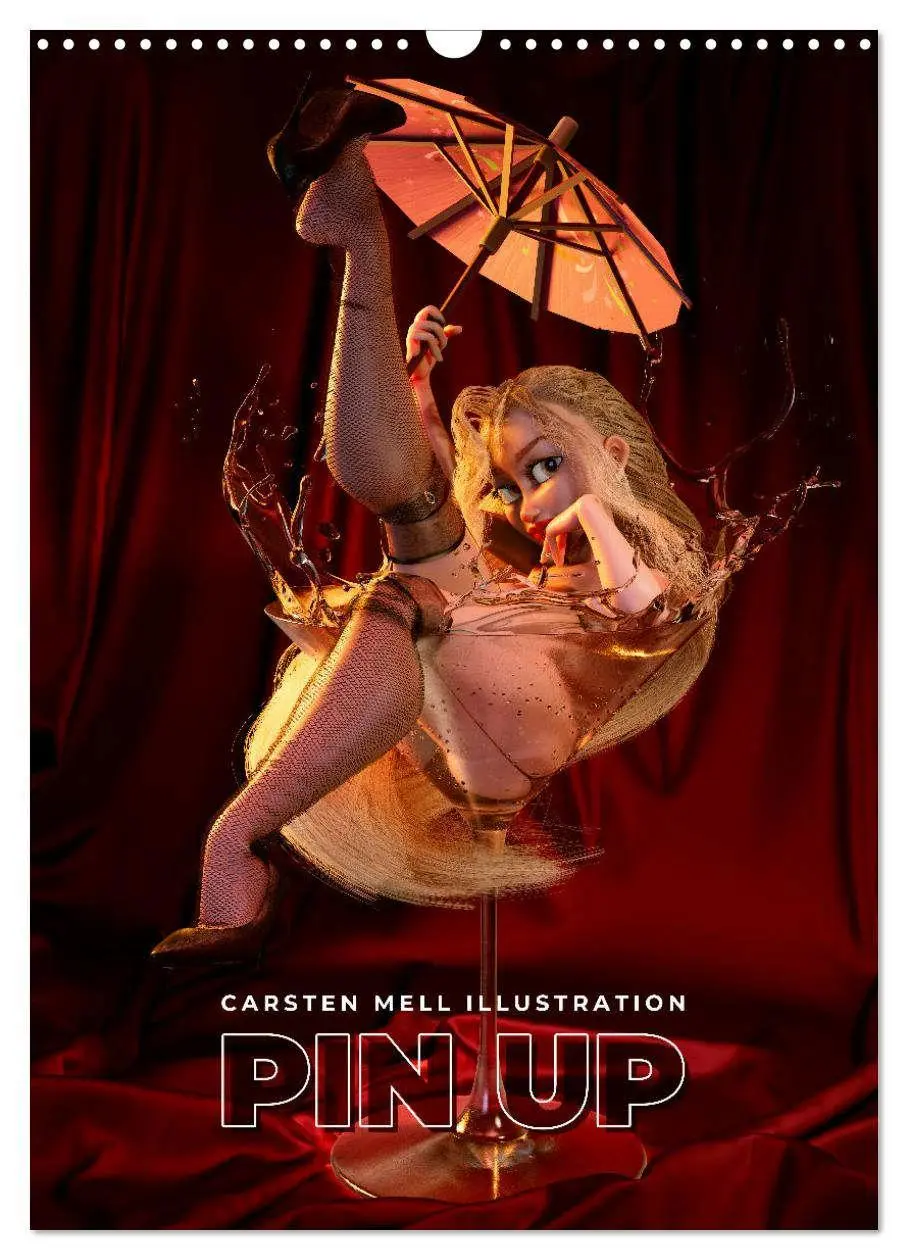 Cover: 9783516327502 | Pin Up Kalender Carsten Mell (Wandkalender 2026 DIN A3 hoch),...