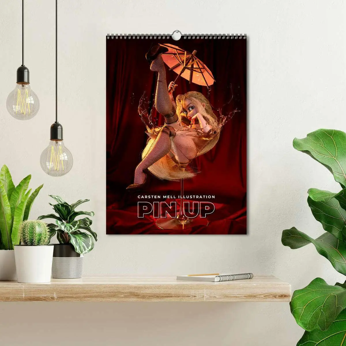 Bild: 9783516327502 | Pin Up Kalender Carsten Mell (Wandkalender 2026 DIN A3 hoch),...