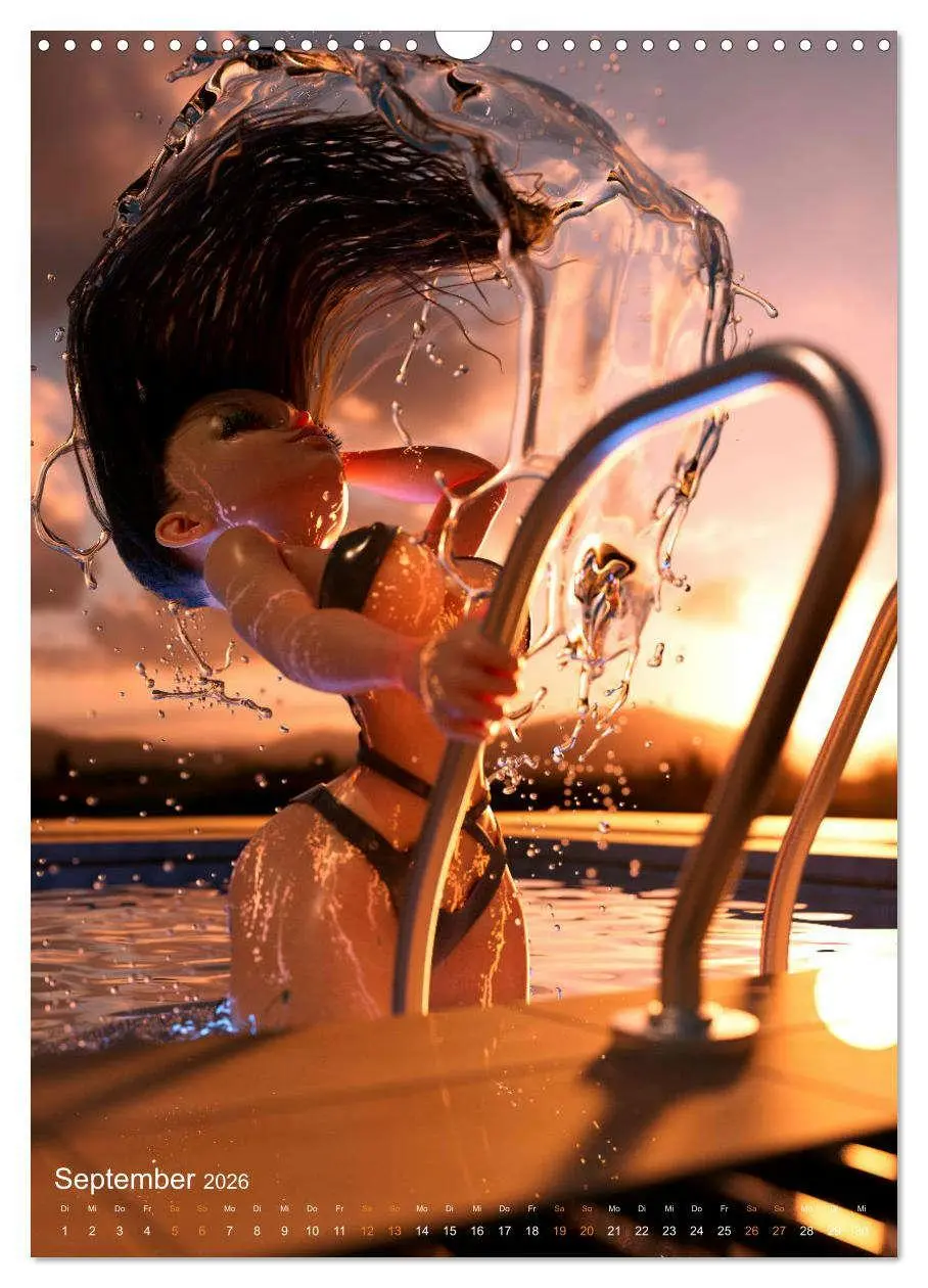 Bild: 9783516327502 | Pin Up Kalender Carsten Mell (Wandkalender 2026 DIN A3 hoch),...