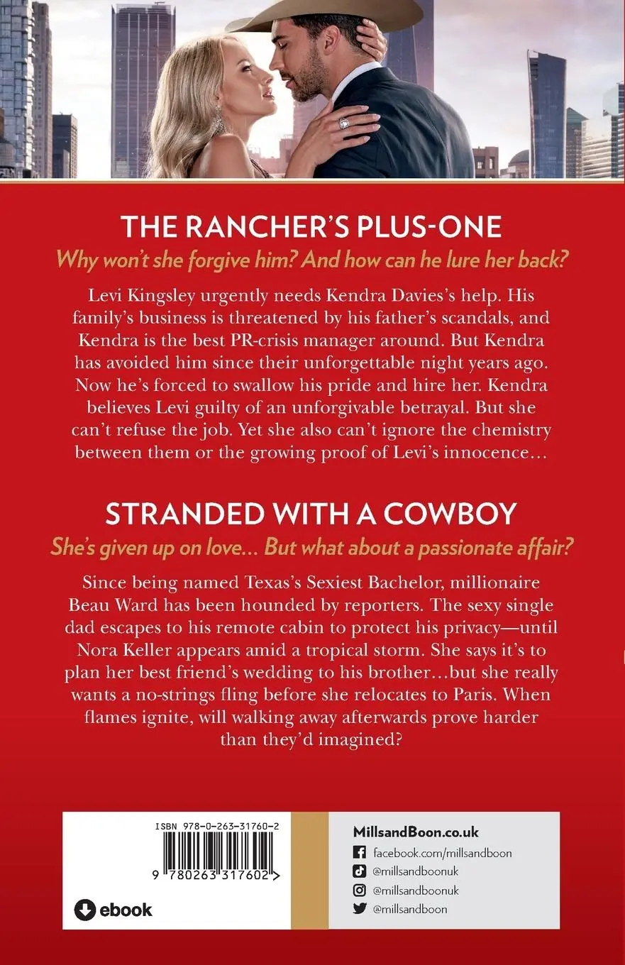 Rückseite: 9780263317602 | The Rancher's Plus-One / Stranded With A Cowboy | Joanne Rock (u. a.)