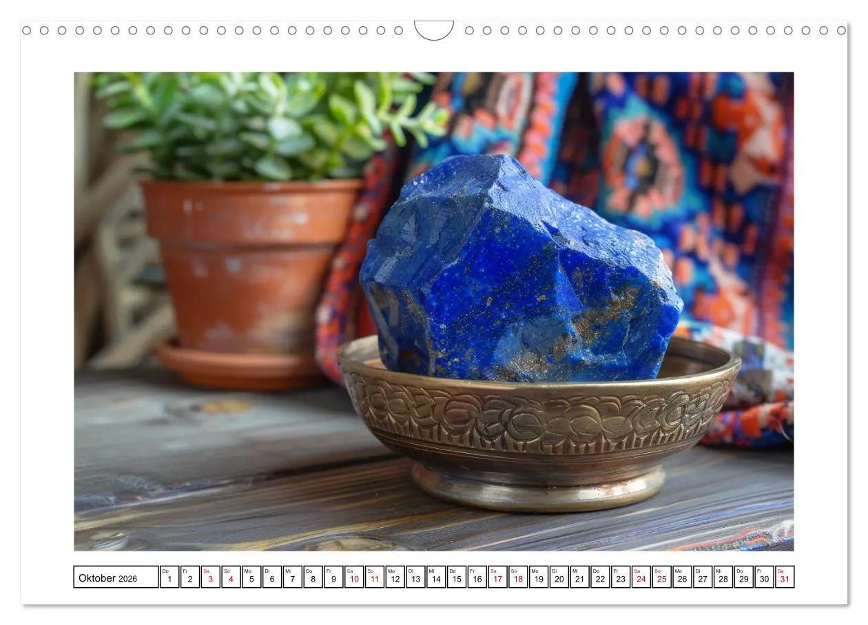 Bild: 9783457397602 | Halbe Edelsteine in ganzer Schönheit (Wandkalender 2026 DIN A3...