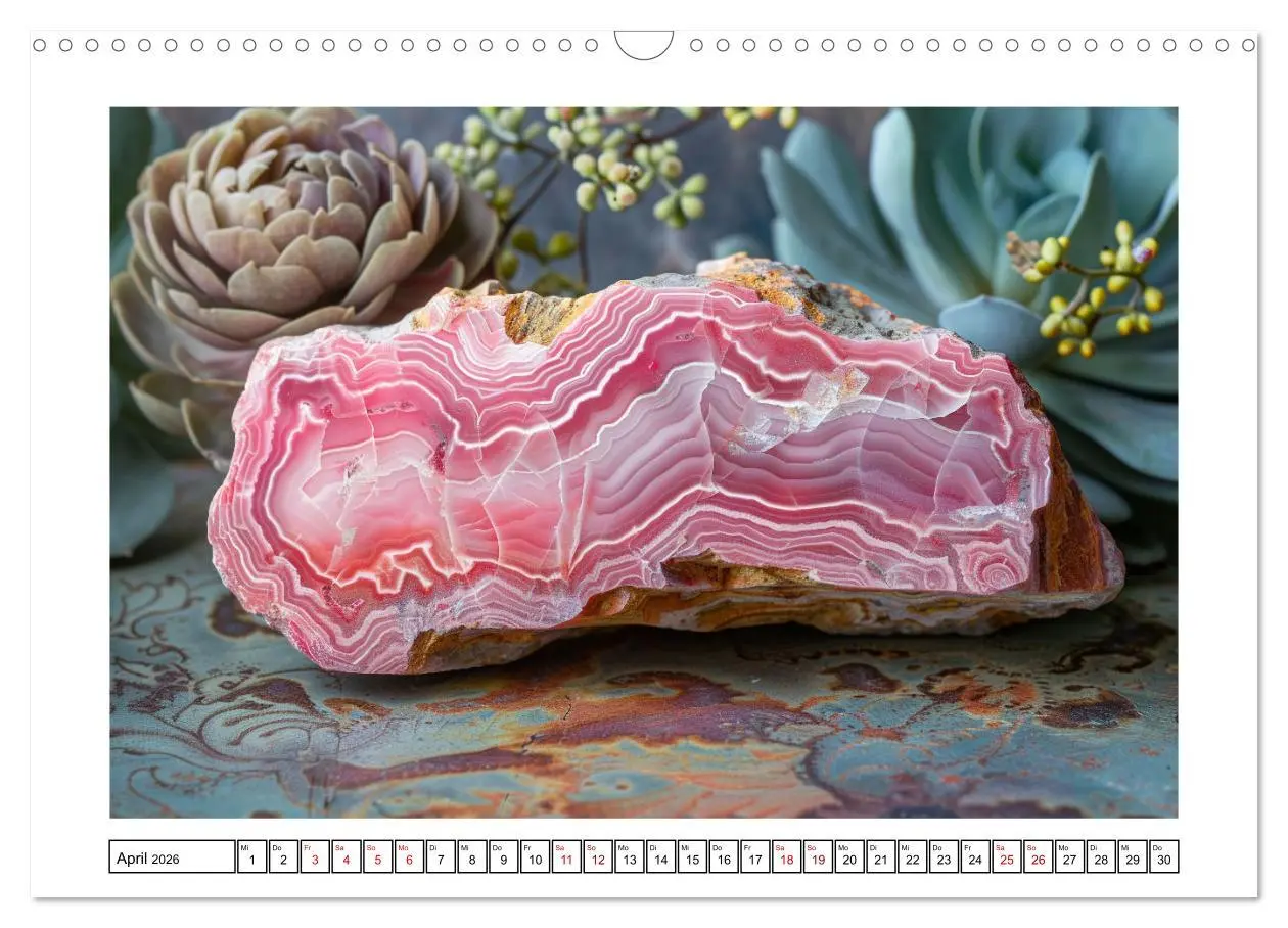 Bild: 9783457397602 | Halbe Edelsteine in ganzer Schönheit (Wandkalender 2026 DIN A3...