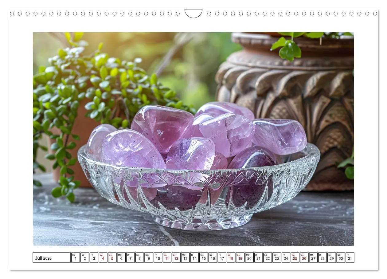 Bild: 9783457397602 | Halbe Edelsteine in ganzer Schönheit (Wandkalender 2026 DIN A3...