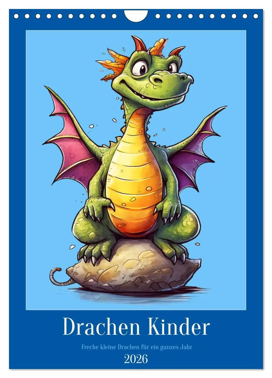 Cover: 9783516317602 | Drachen Kinder (Wandkalender 2026 DIN A4 hoch), CALVENDO...