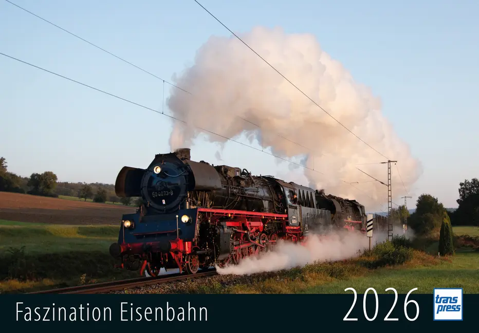 Cover: 9783613717602 | Faszination Eisenbahn 2026 | Kalender | Deutsch | 2026 | Transpress
