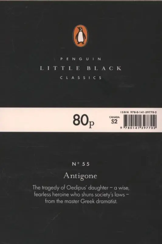 Rückseite: 9780141397702 | Antigone | Sophocles | Taschenbuch | Englisch | 2015