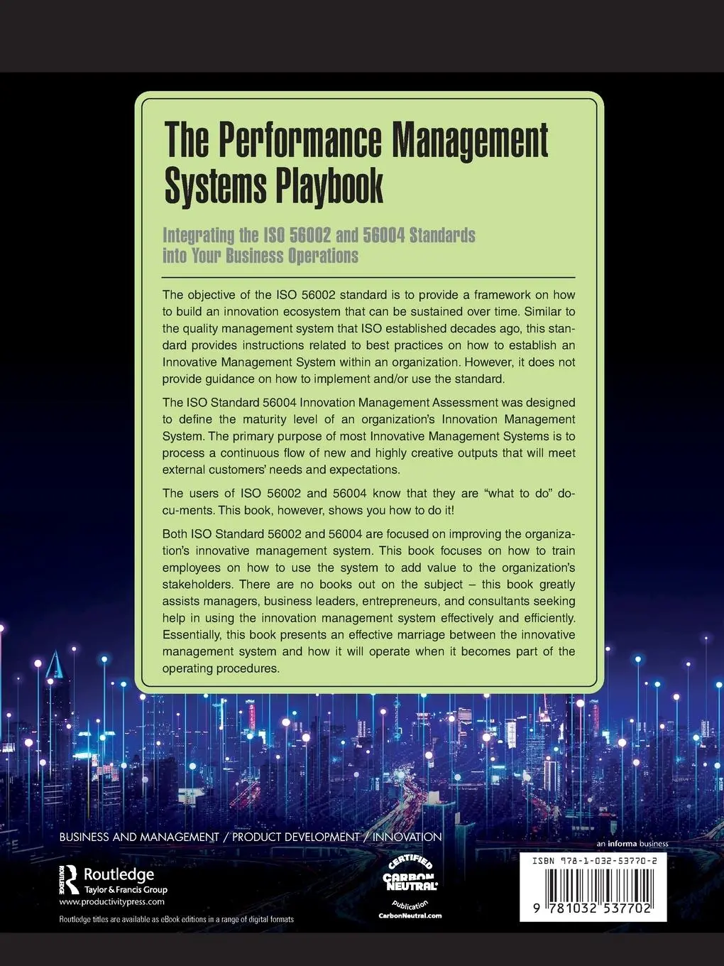 Rückseite: 9781032537702 | The Performance Management Systems Playbook | Harrington (u. a.)