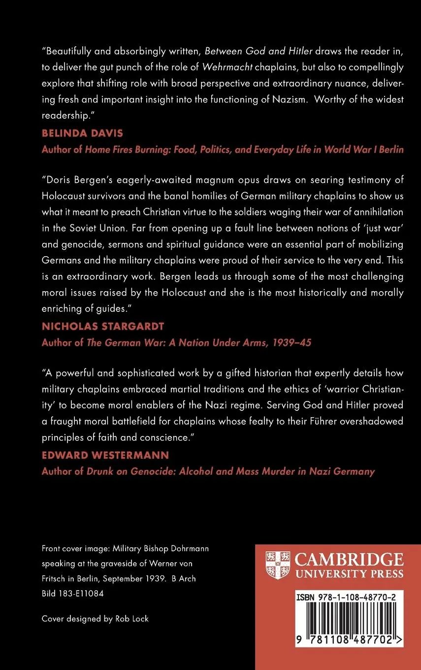 Rückseite: 9781108487702 | Between God and Hitler | Doris L Bergen | Buch | Englisch | 2023