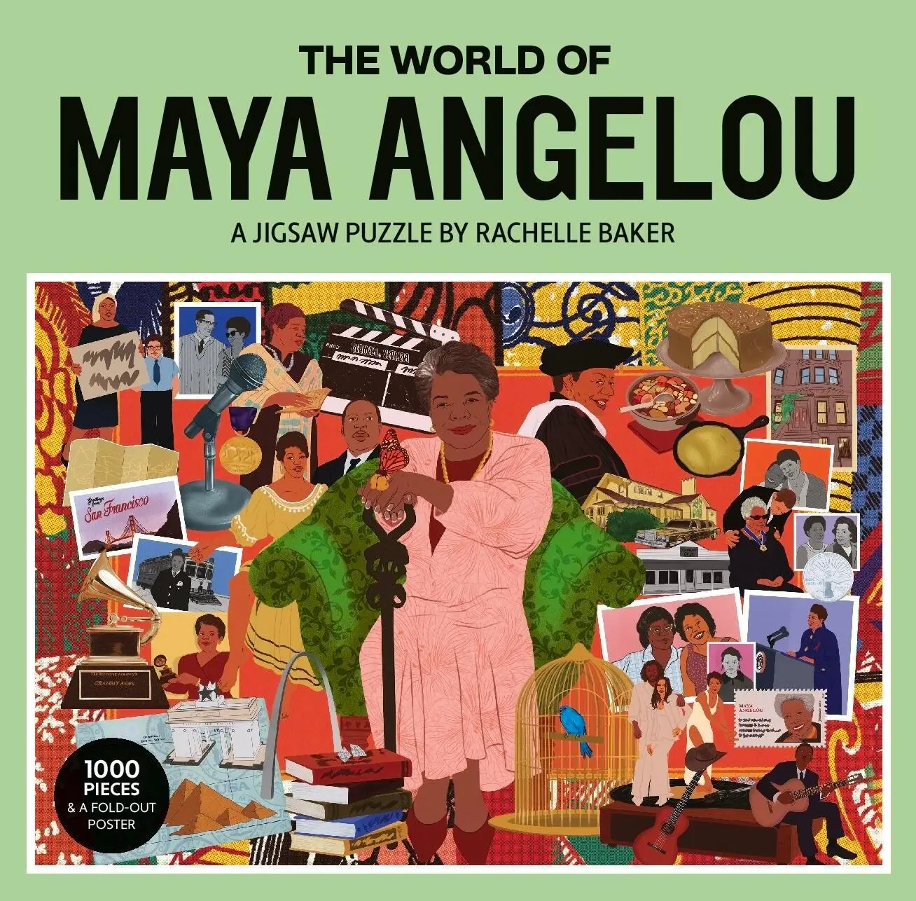 Cover: 9781399627702 | The World of Maya Angelou 1000 Piece Puzzle | Rachelle Baker | Spiel