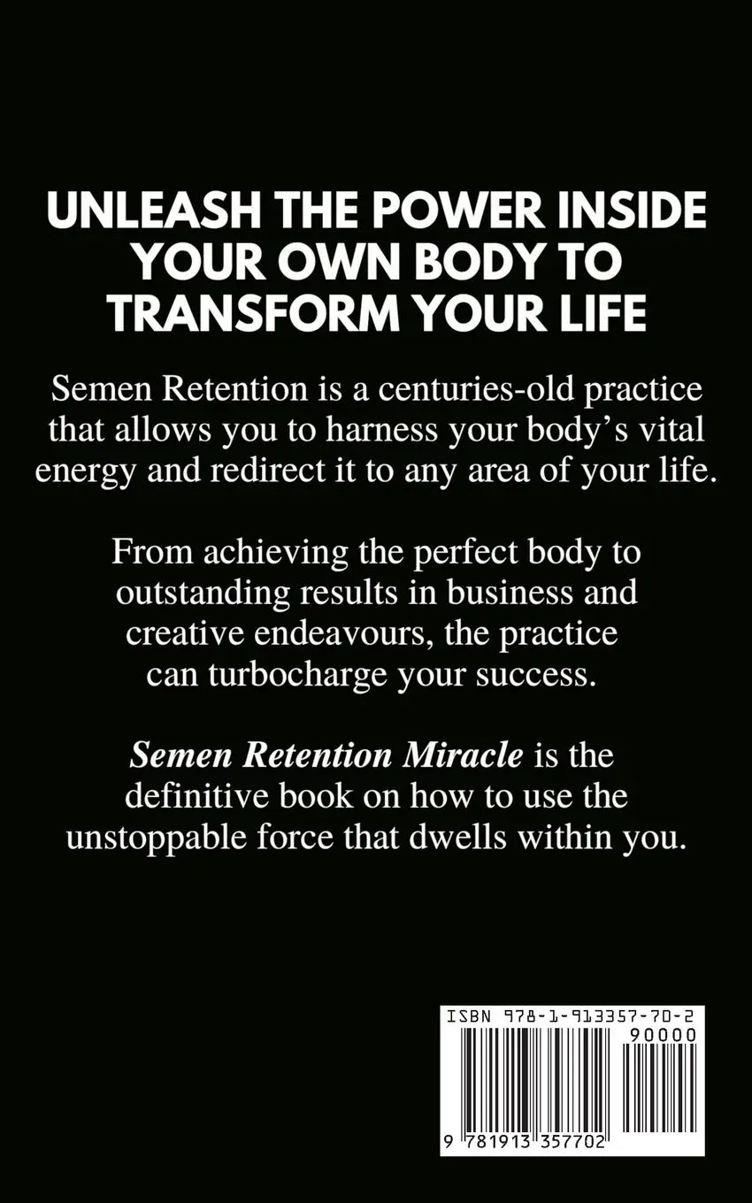 Rückseite: 9781913357702 | Semen Retention Miracle | Joseph Peterson | Taschenbuch | Englisch
