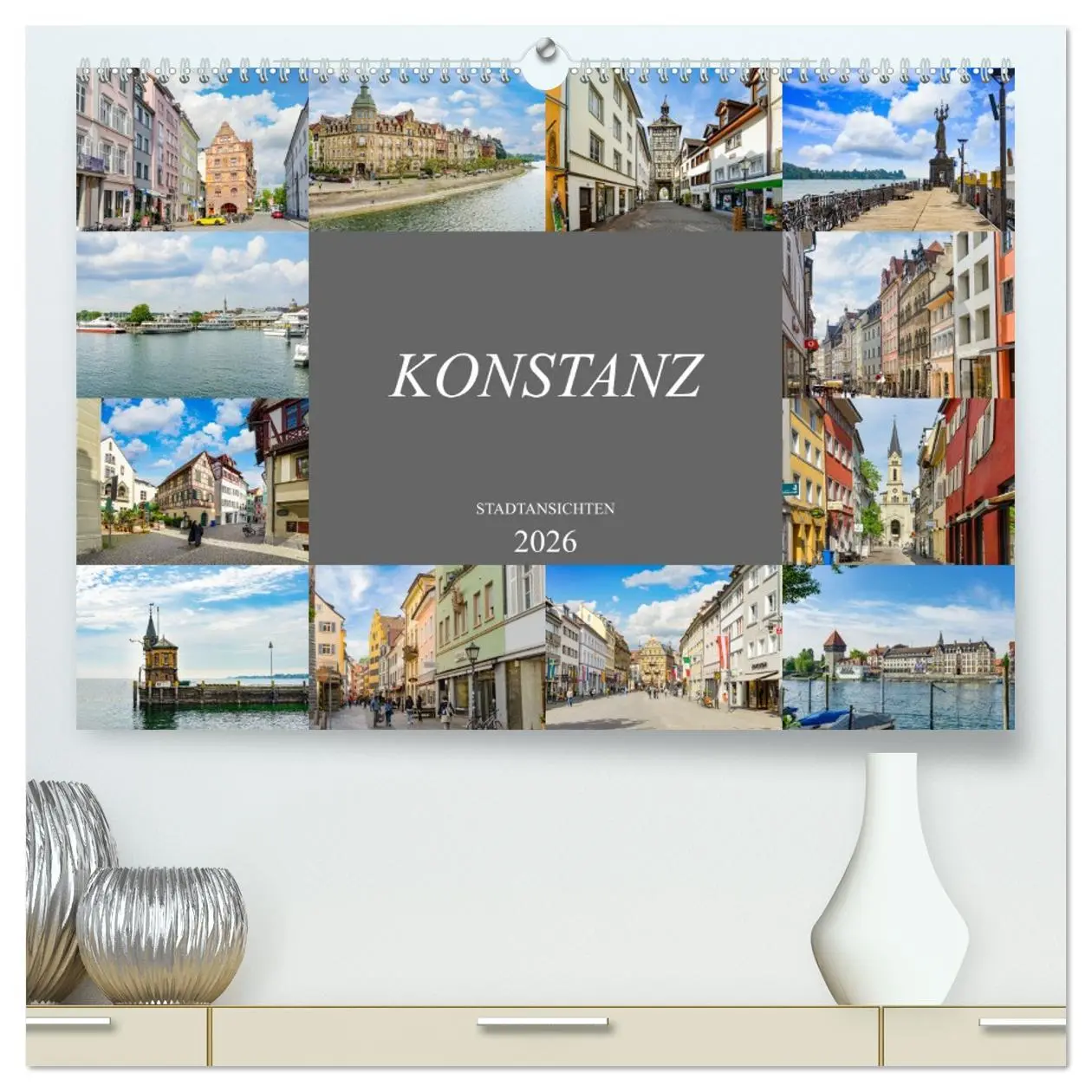 Cover: 9783457457702 | Konstanz Stadtansichten (hochwertiger Premium Wandkalender 2026 DIN...