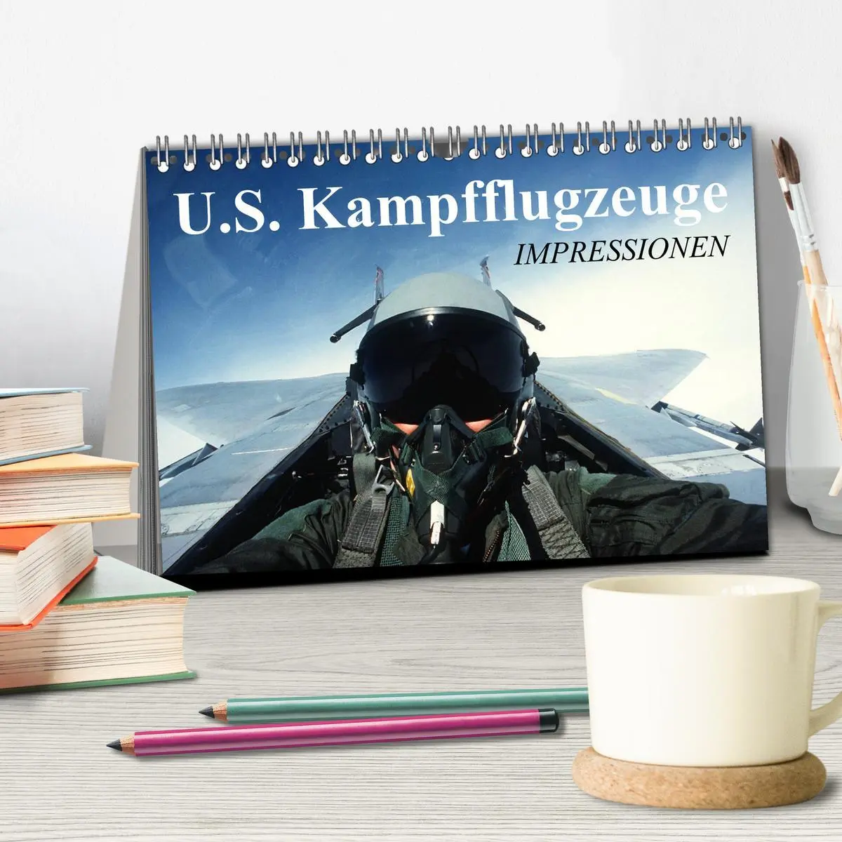 Bild: 9783516237702 | U.S. Kampfflugzeuge. Impressionen (Tischkalender 2026 DIN A5 quer),...