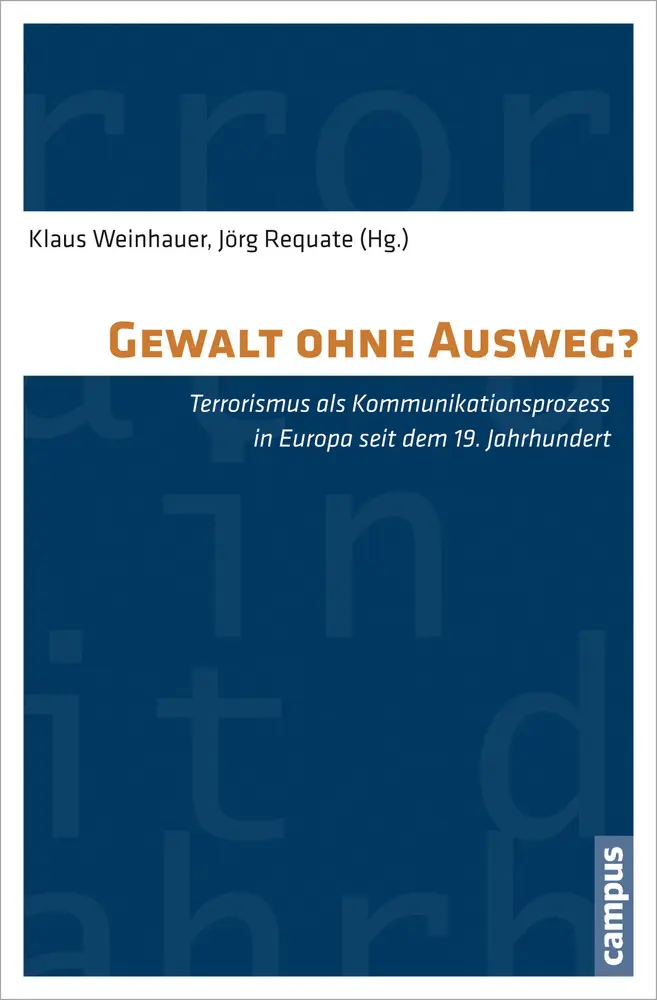 Cover: 9783593397702 | Gewalt ohne Ausweg? | Klaus Weinhauer (u. a.) | Taschenbuch | 317 S.