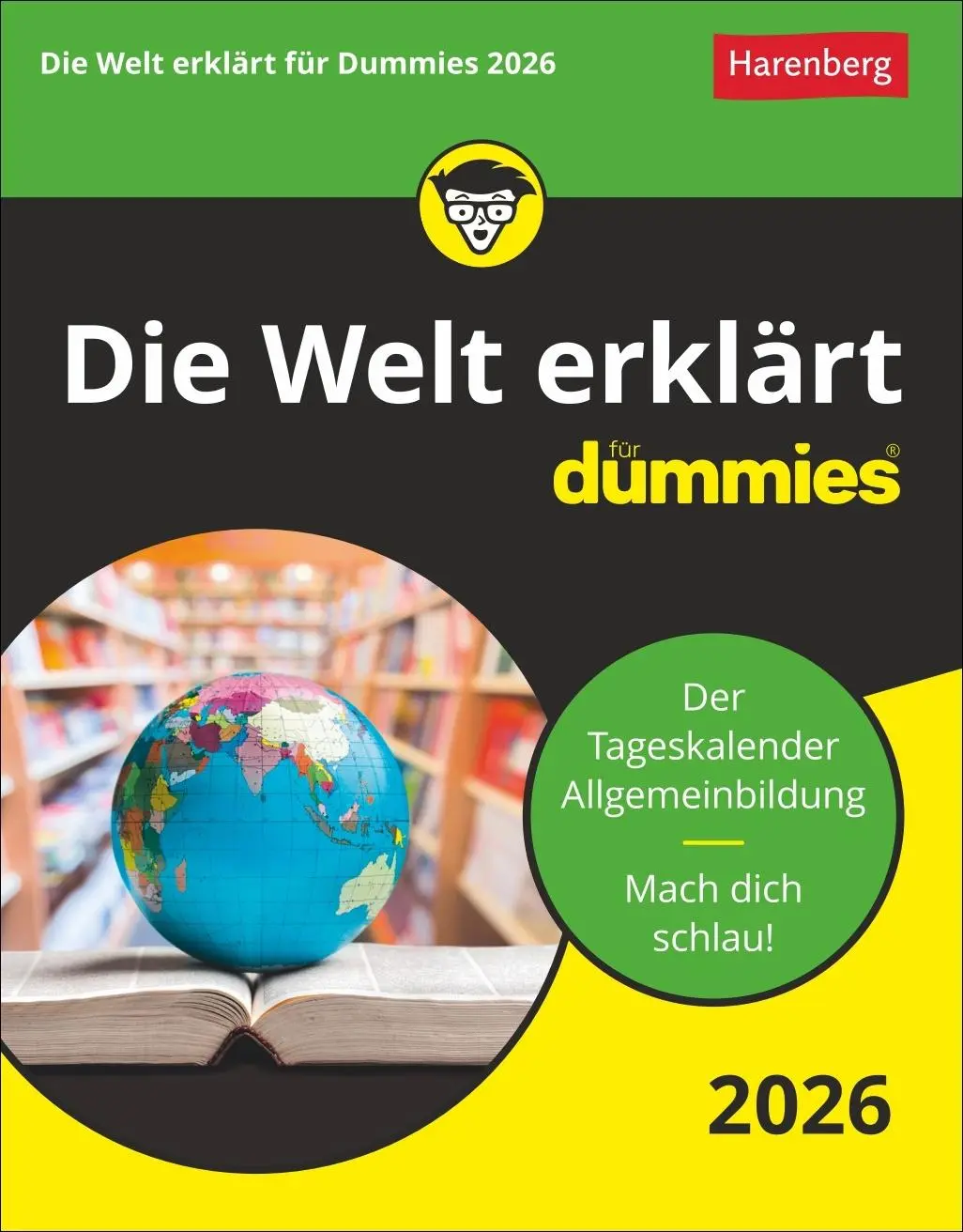Cover: 9783840037702 | Die Welt erklärt für Dummies Tagesabreißkalender 2026 | Kalender