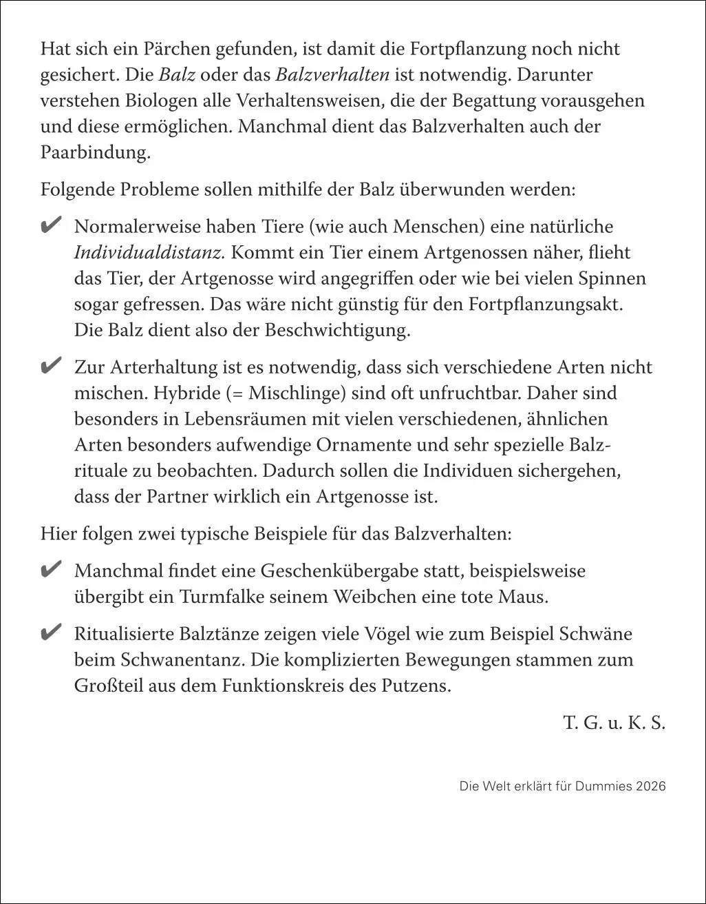 Bild: 9783840037702 | Die Welt erklärt für Dummies Tagesabreißkalender 2026 | Kalender