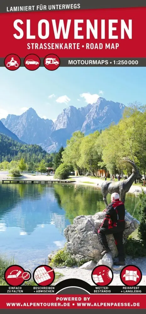 Cover: 9783939997702 | MoTourMaps Slowenien (Julische Alpen - Karawanken) Auto- und...