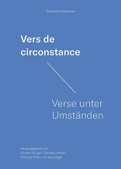 Cover: 9783954987702 | Stéphane Mallarmé. Vers de circonstance - Verse unter Umständen | Buch