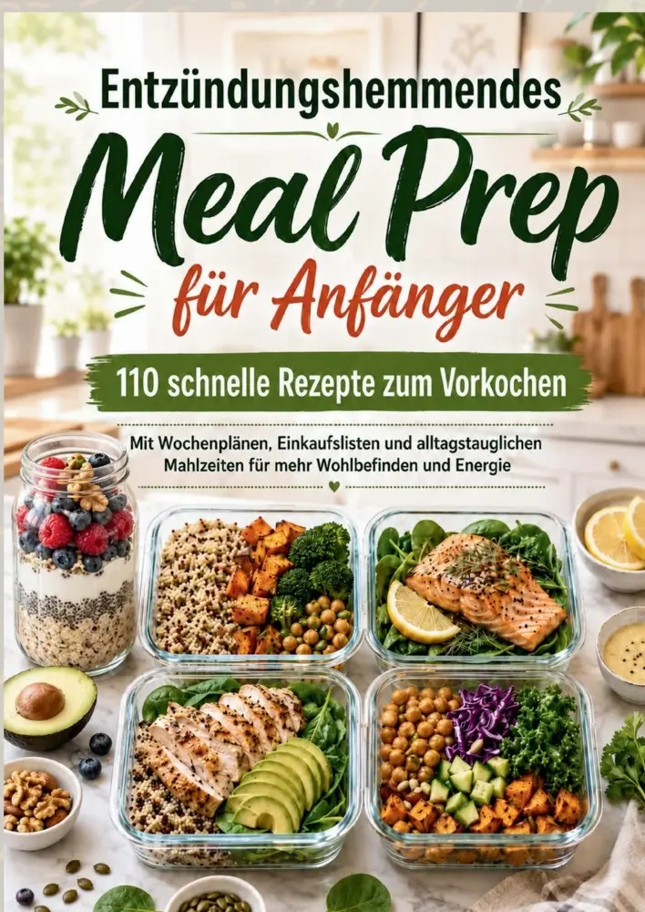 Cover: 9789403917702 | ENTZÜNDUNGSHEMMENDES MEAL PREP für Anfänger: 110 schnelle Rezepte...