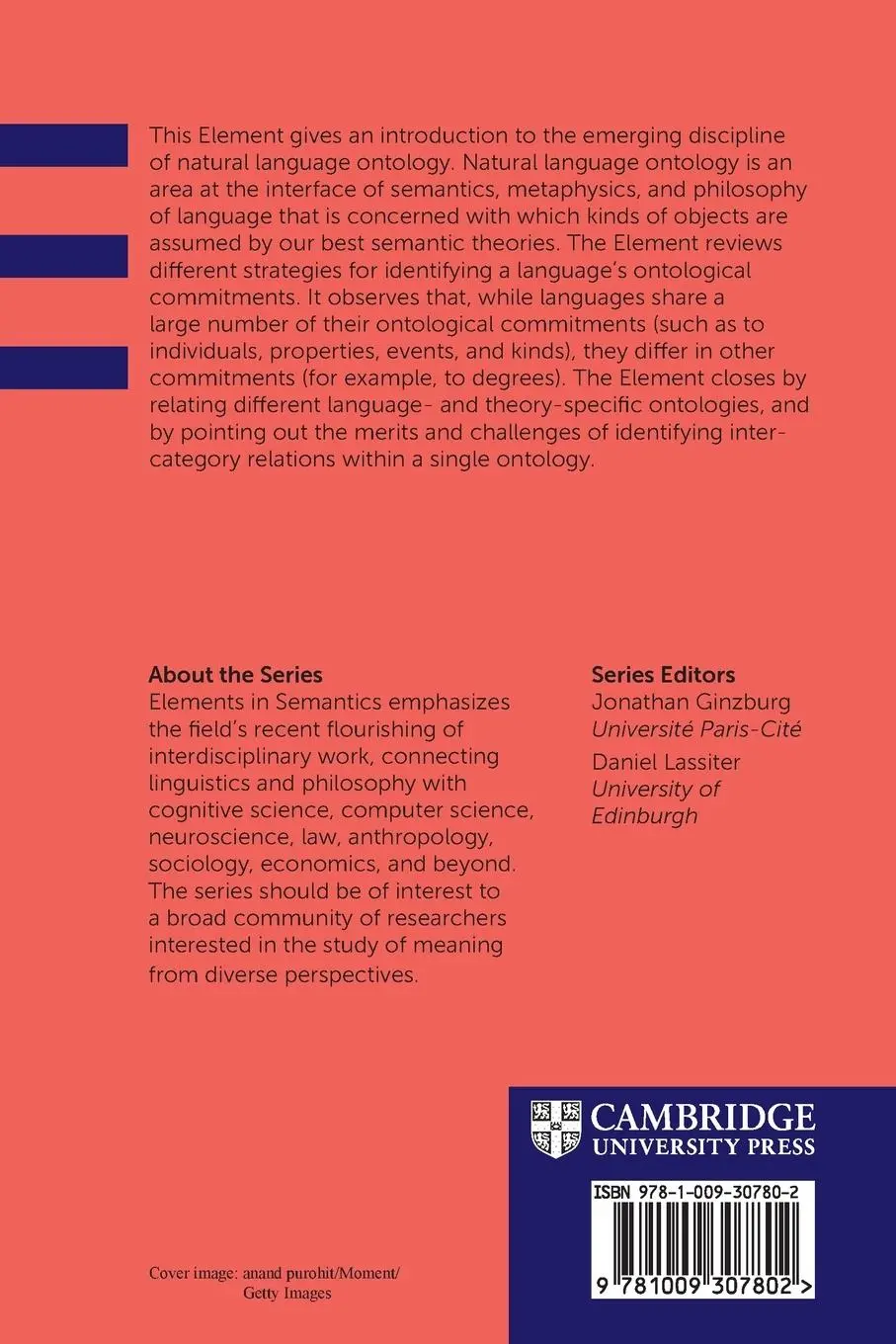 Rückseite: 9781009307802 | Natural Language Ontology and Semantic Theory | Kristina Liefke | Buch