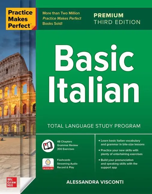 Cover: 9781264807802 | Practice Makes Perfect: Basic Italian | Alessandra Visconti | Buch