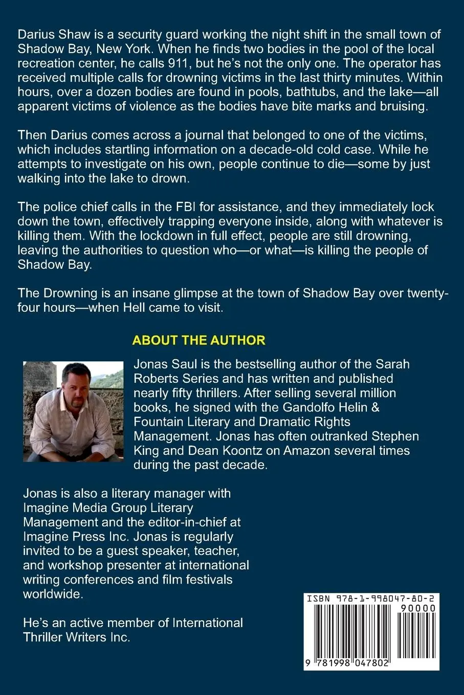 Rückseite: 9781998047802 | The Drowning | Jonas Saul | Taschenbuch | Englisch | 2023