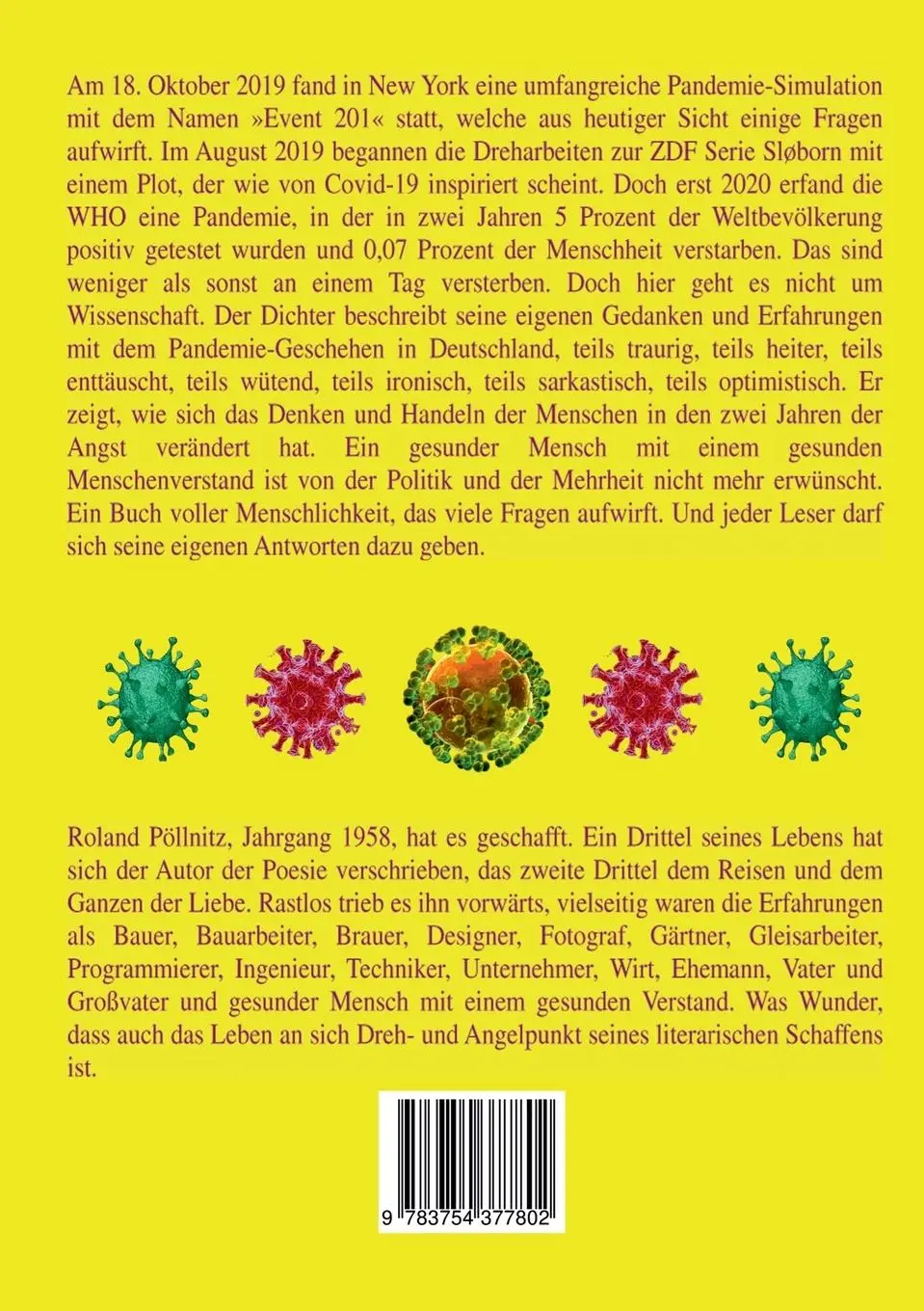 Rückseite: 9783754377802 | Eine Frage des Glaubens | Roland Pöllnitz | Taschenbuch | 190 S.