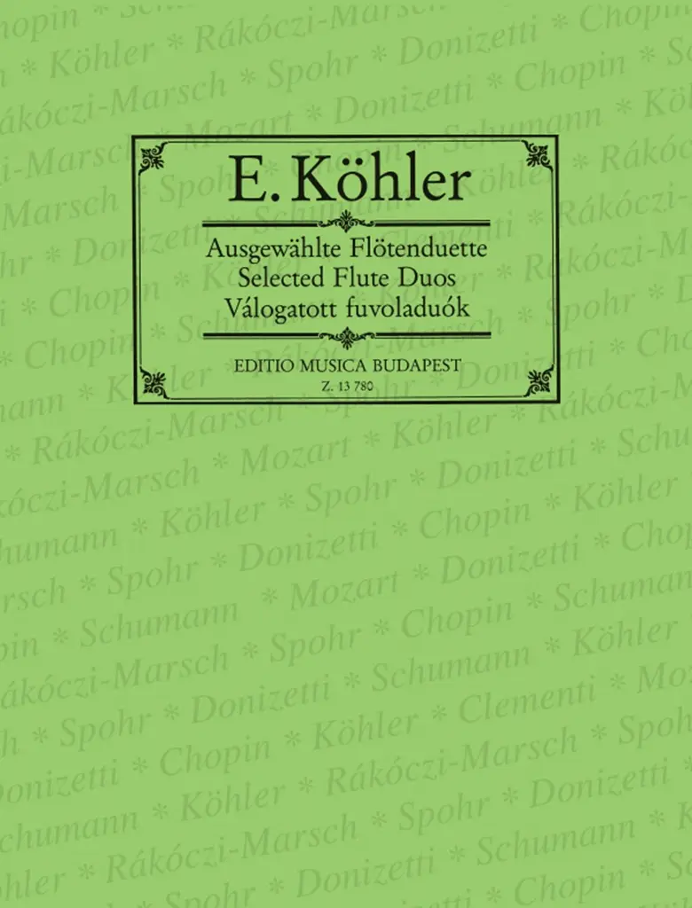 Cover: 9790080137802 | Ausgewählte Flötenduette Spielpartitur | Buch | 1991