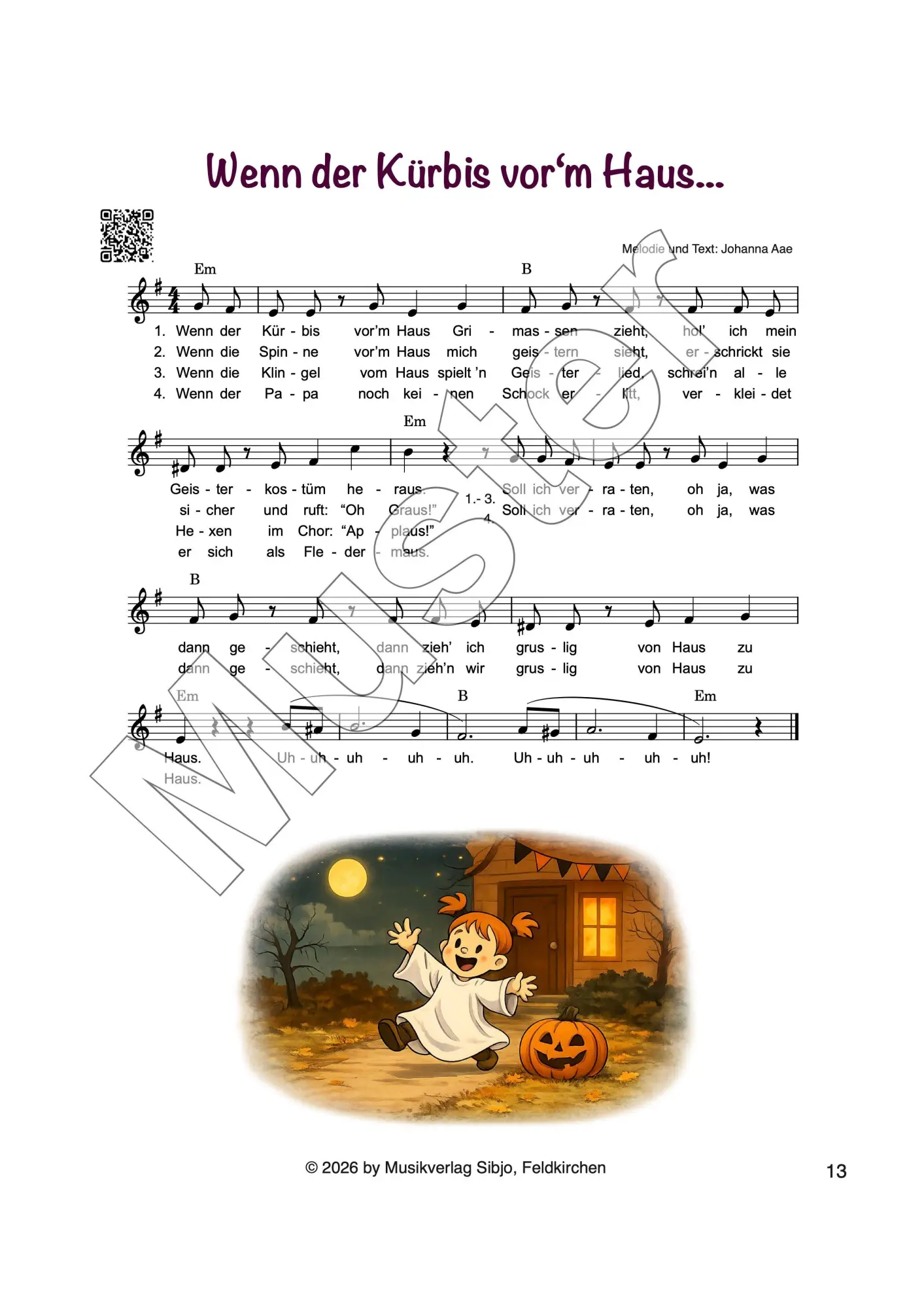 Bild: 9790900017802 | Pippas erste Lieder | für Kindergarten &amp; Grundschule | Johanna Aae