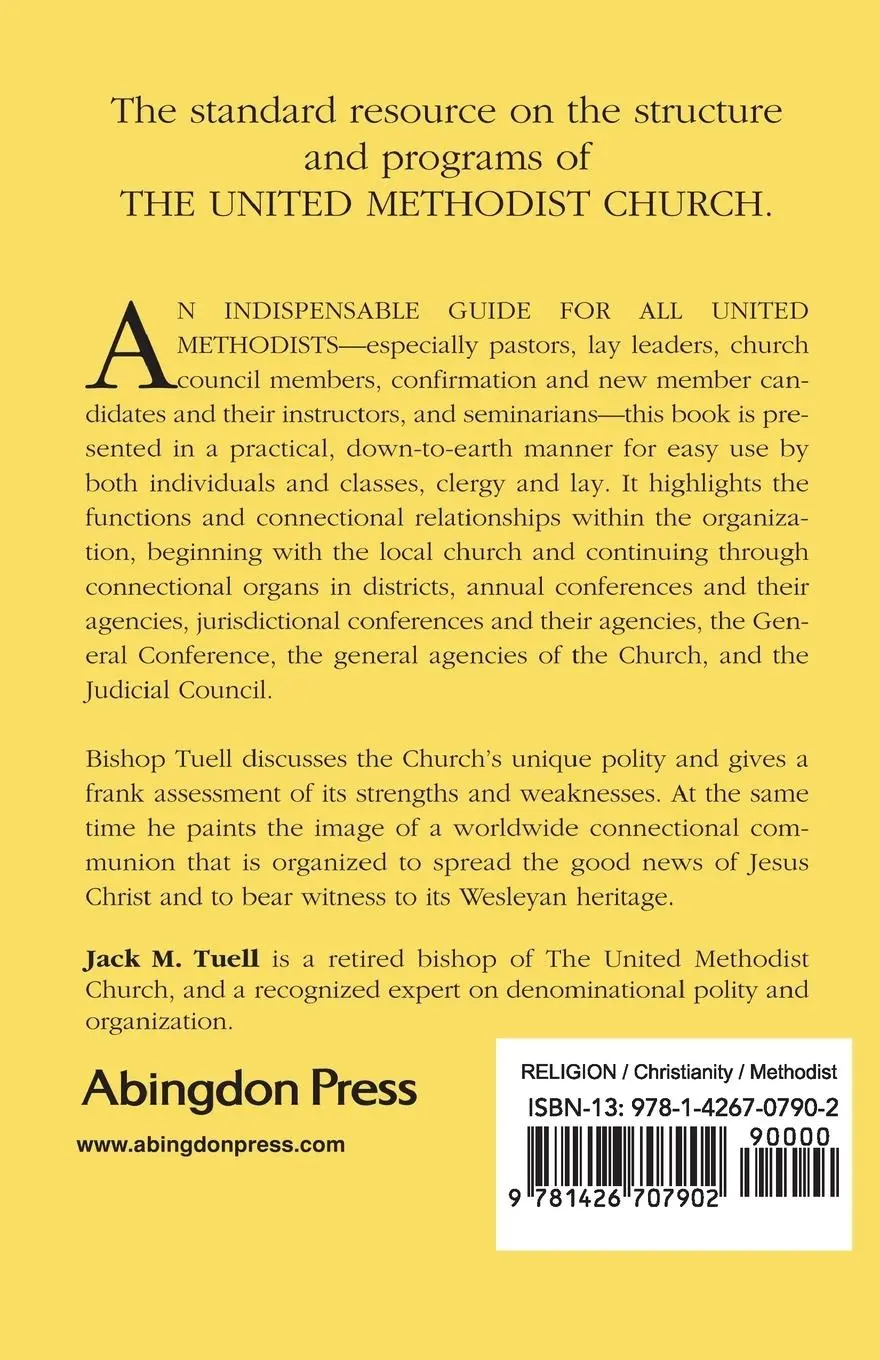 Rückseite: 9781426707902 | The Organization of the United Methodist Church | Jack M. Tuell | Buch