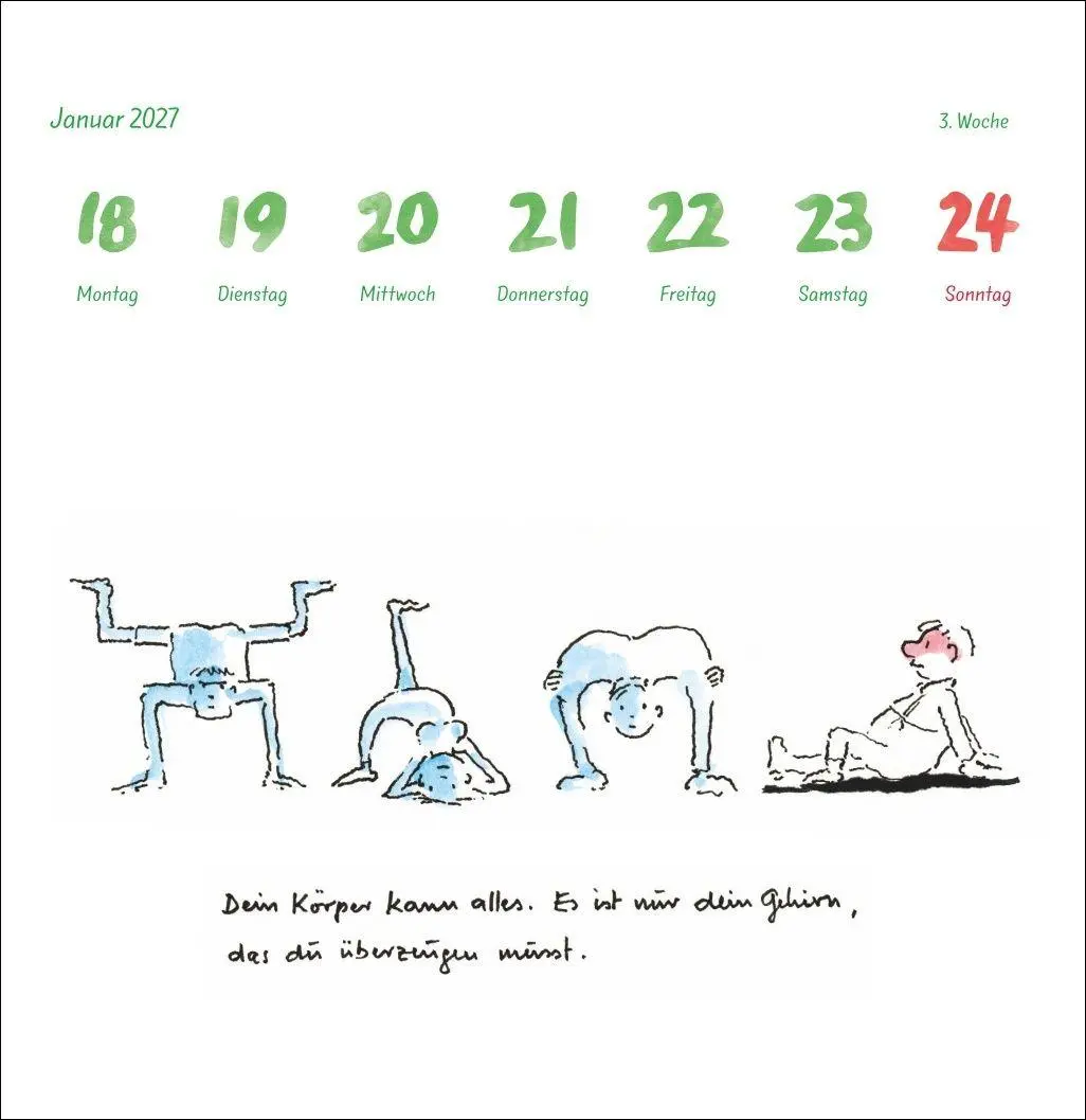 Bild: 9783756417902 | Helme Heine: Philosophisches Premium-Postkartenkalender 2027 | Heine