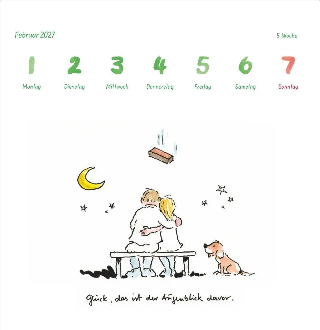 Bild: 9783756417902 | Helme Heine: Philosophisches Premium-Postkartenkalender 2027 | Heine