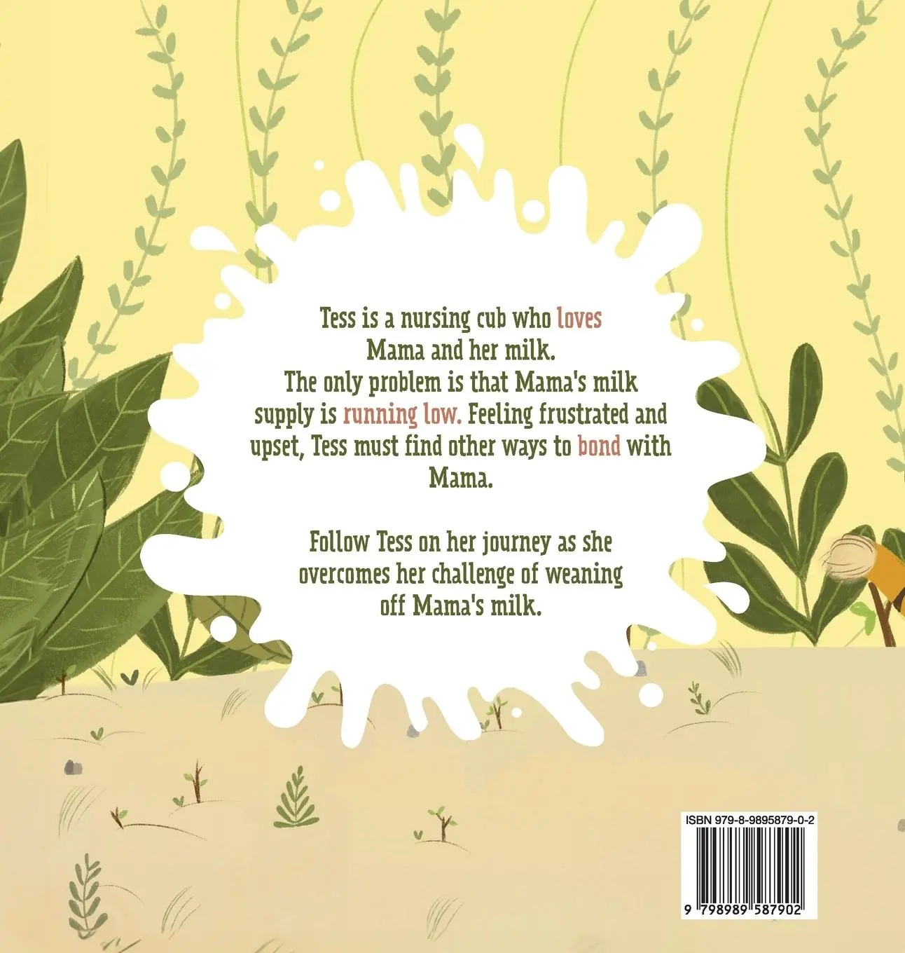Rückseite: 9798989587902 | No More Milk on the Savannah | A Story about Weaning | Casey Edmonds
