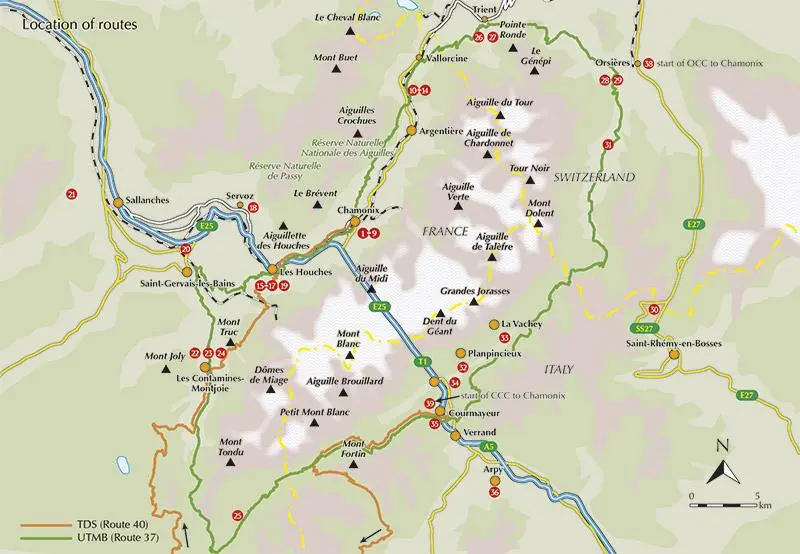 Bild: 9781852848002 | Trail Running - Chamonix and the Mont Blanc Region | Kingsley Jones