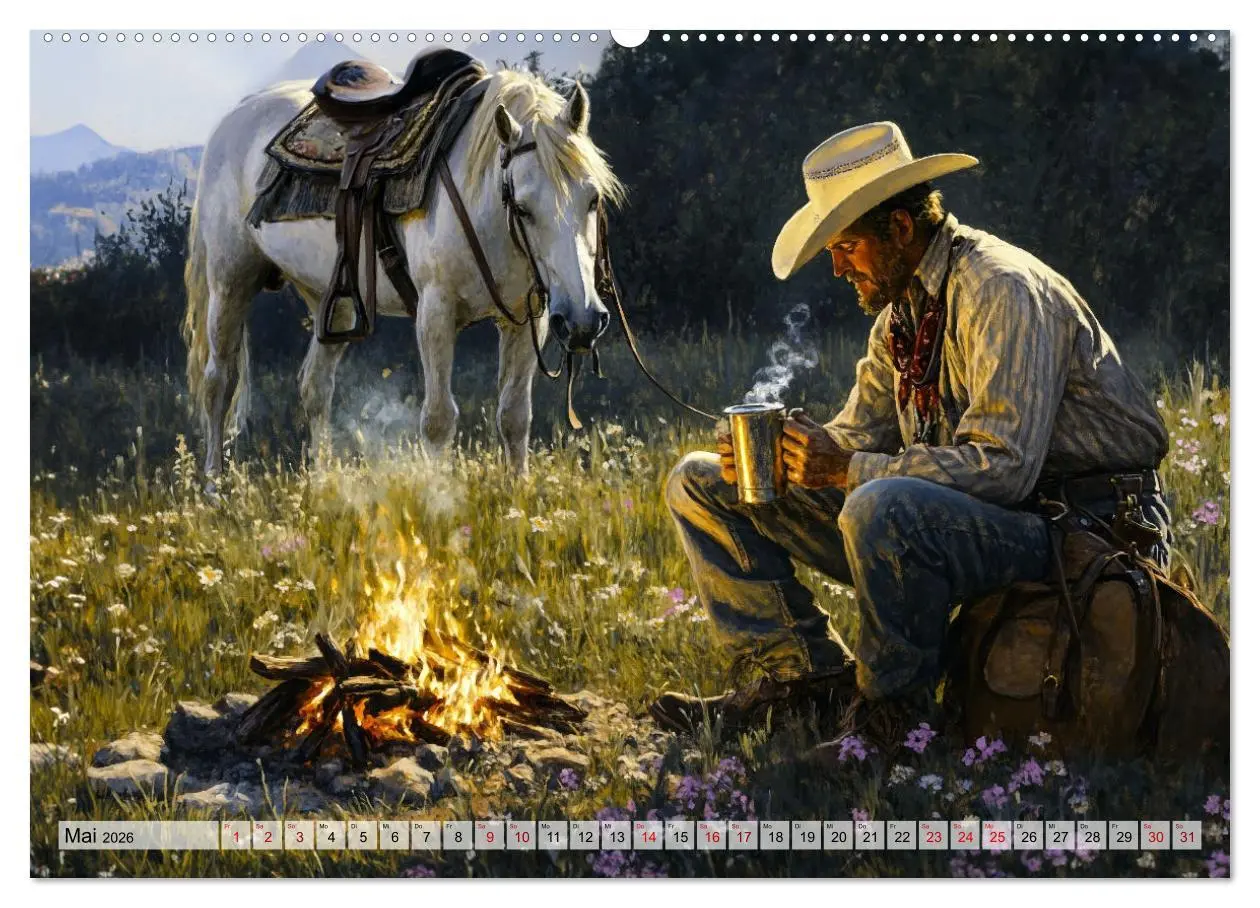 Bild: 9783457258002 | Pferde, Freiheit, Westernreiten (Wandkalender 2026 DIN A2 quer),...
