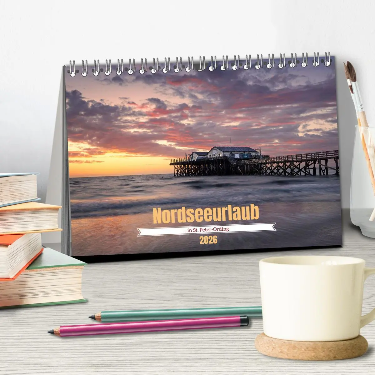Bild: 9783457498002 | Nordseeurlaub in St. Peter-Ording (Tischkalender 2026 DIN A5 quer),...