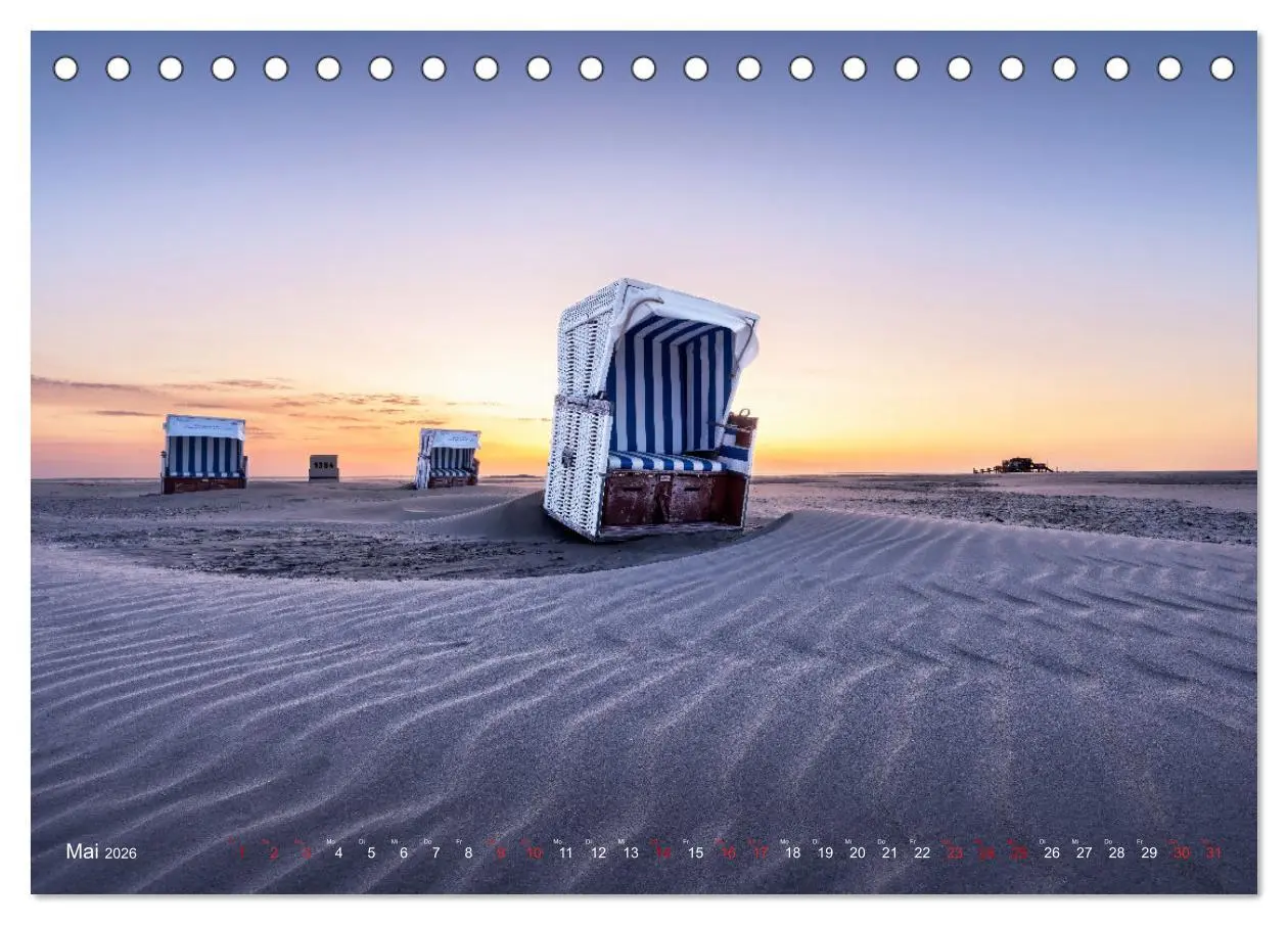Bild: 9783457498002 | Nordseeurlaub in St. Peter-Ording (Tischkalender 2026 DIN A5 quer),...