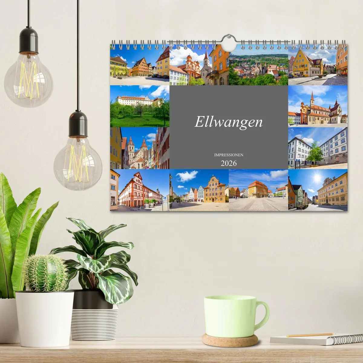 Bild: 9783457638002 | Ellwangen Impressionen (Wandkalender 2026 DIN A4 quer), CALVENDO...