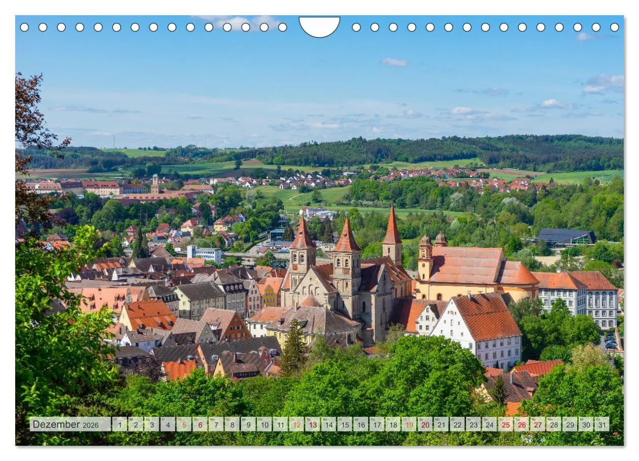 Bild: 9783457638002 | Ellwangen Impressionen (Wandkalender 2026 DIN A4 quer), CALVENDO...