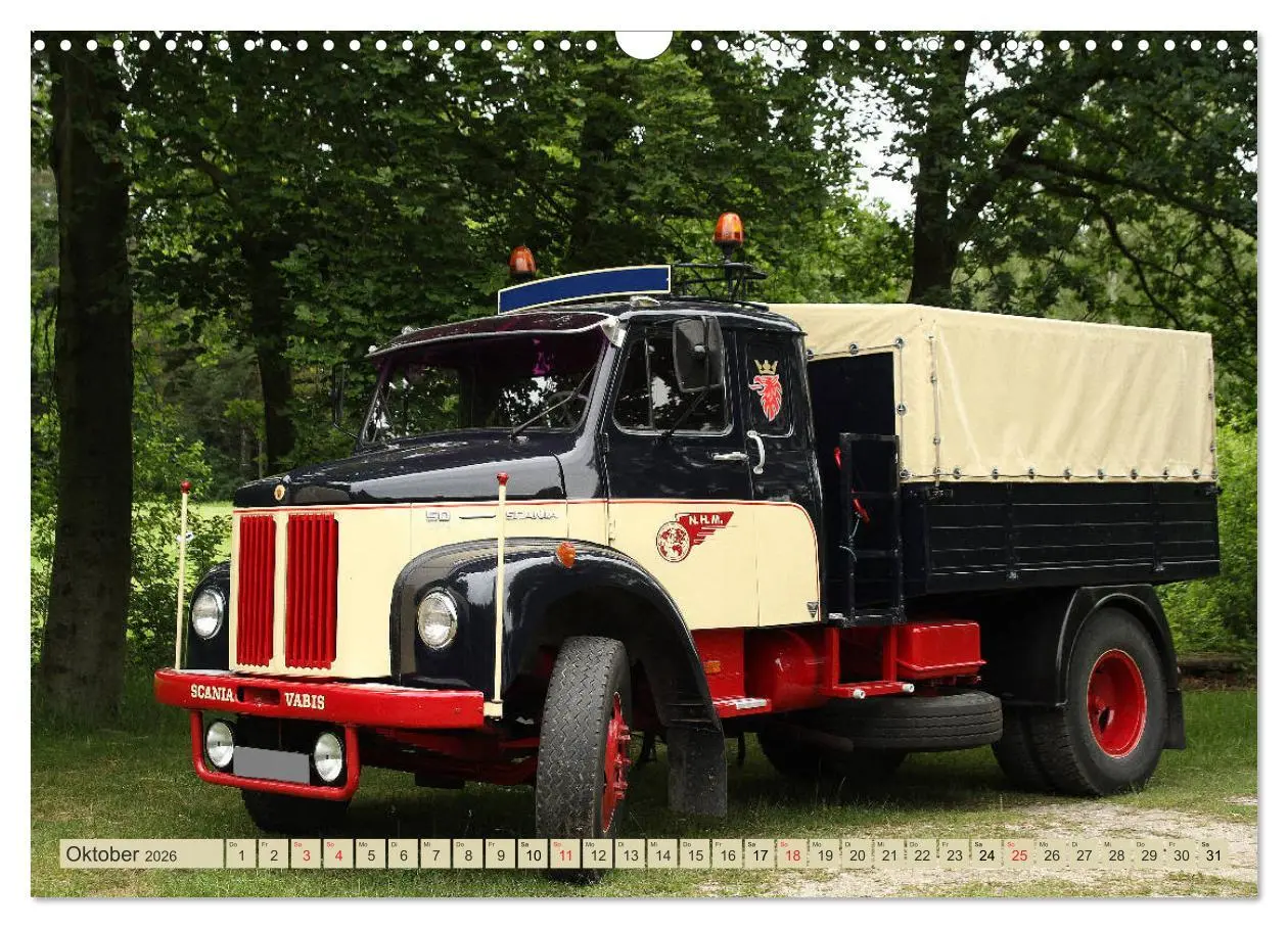 Bild: 9783457948002 | Historische Nutzfahrzeuge (Wandkalender 2026 DIN A3 quer), CALVENDO...