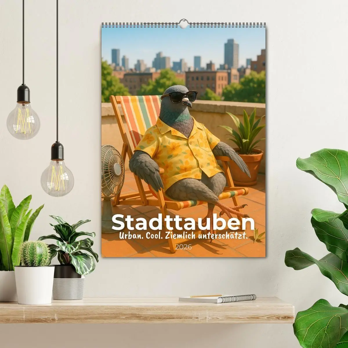 Bild: 9783516658002 | Stadttauben - Urban. Cool. Ziemlich unterschätzt. (Wandkalender...