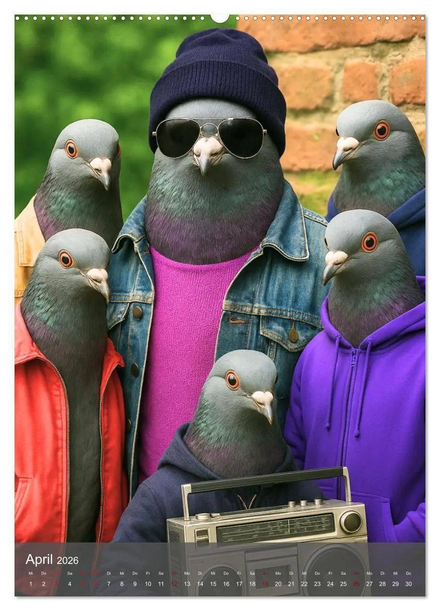 Bild: 9783516658002 | Stadttauben - Urban. Cool. Ziemlich unterschätzt. (Wandkalender...