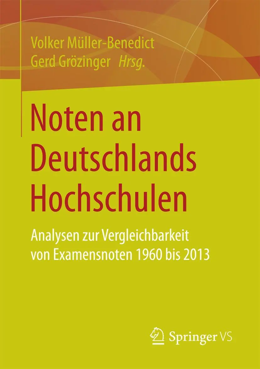 Cover: 9783658158002 | Noten an Deutschlands Hochschulen | Gerd Grözinger (u. a.) | Buch