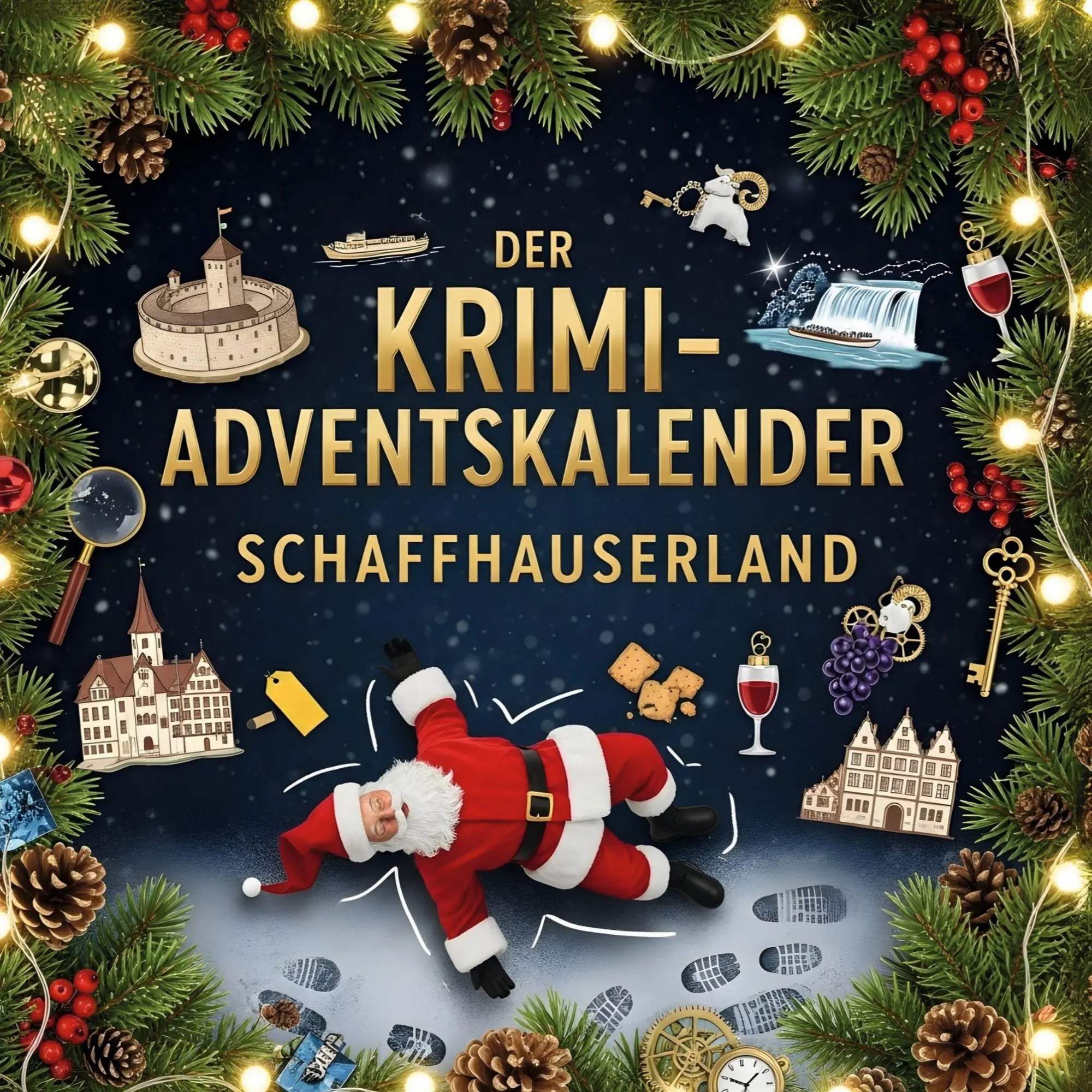 Cover: 9783695308002 | Der Krimi-Adventskalender Schaffhauserland | Laura Schmitz | Buch