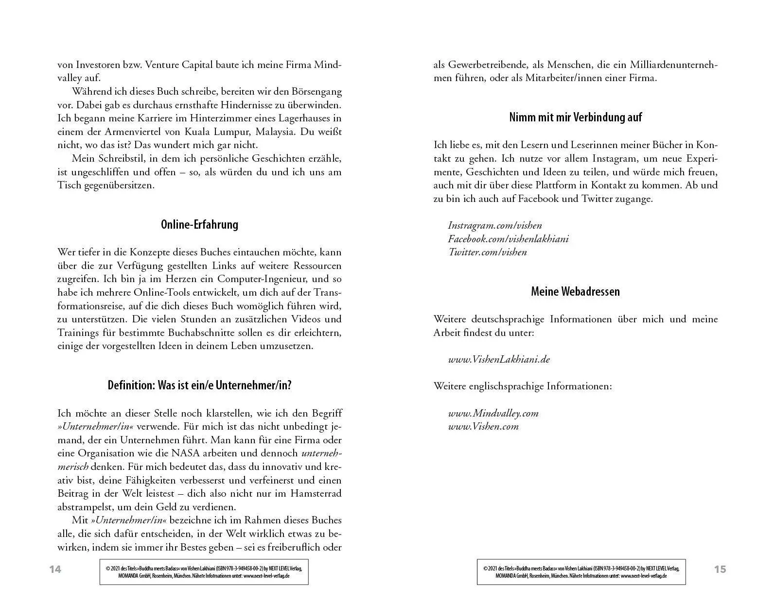 Bild: 9783949458002 | Buddha meets Badass | Vishen Lakhiani | Buch | 336 S. | Deutsch | 2021