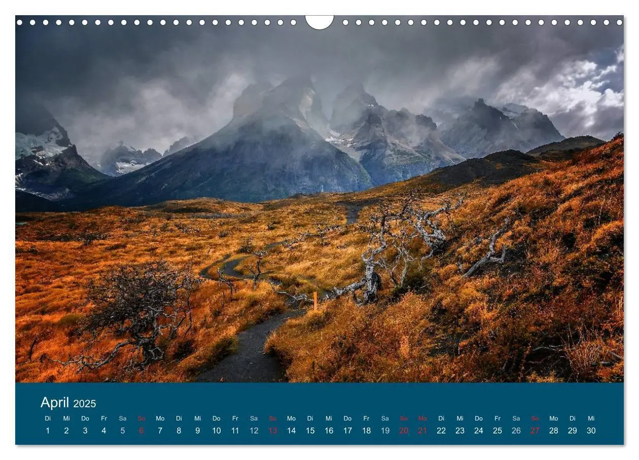 Bild: 9783435608102 | Farbenfrohes Patagonien (Wandkalender 2025 DIN A3 quer), CALVENDO...