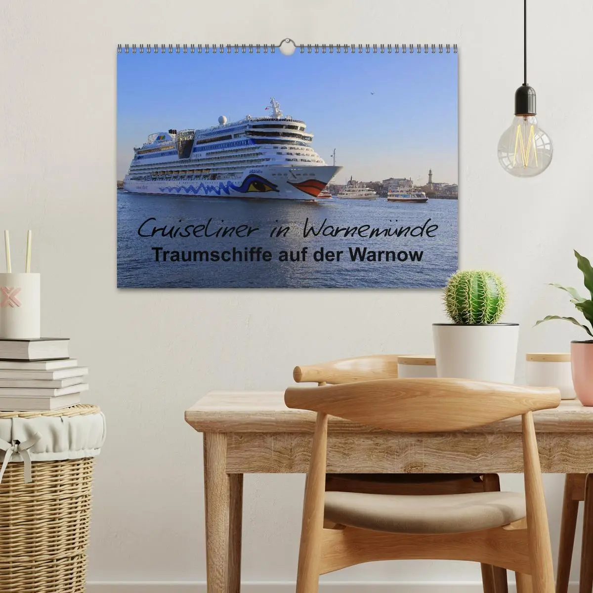 Bild: 9783516198102 | Cruiseliner in Warnemünde (Wandkalender 2026 DIN A3 quer), CALVENDO...